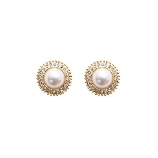 simple geometry stud earrings fashion temperament sweet pearl flower earring female jewelry, Golden;silver
simple geometry stud earrings fashion temperament sweet pearl flower earring female jewelry, Golden;silver