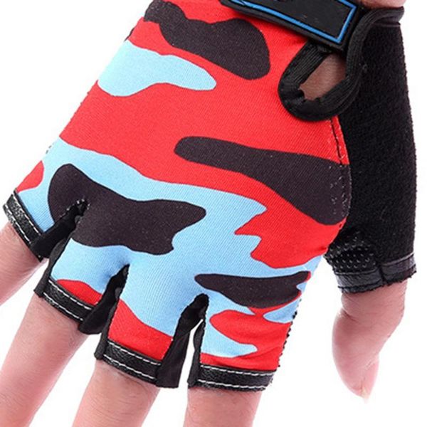 cycling gloves kids camouflage children breathable half finger non-slip riding equipment, Black
cycling gloves kids camouflage children breathable half finger non-slip riding equipment, Black
