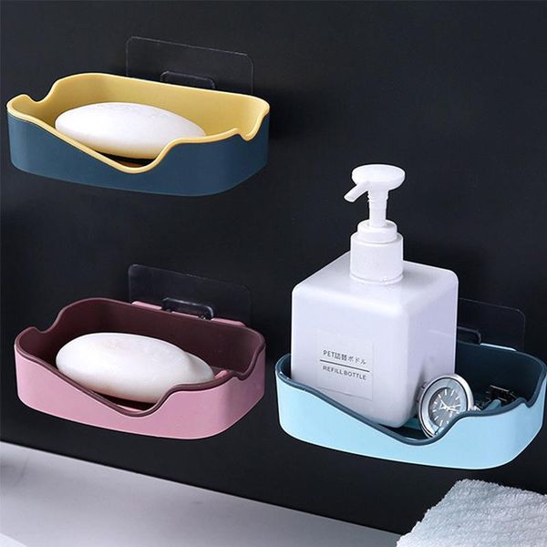 hooks & rails contrasting double-layer soap box without punching and hurting the wall, wall-mounted toilet rack.
hooks & rails contrasting double-layer soap box without punching and hurting the wall, wall-mounted toilet rack.