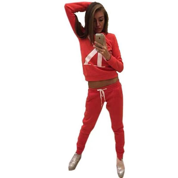 european and american fall/winter women's tracksuits style letter big printing two-piece sweater casual sports suit, Gray
european and american fall/winter women's tracksuits style letter big printing two-piece sweater casual sports suit, Gray