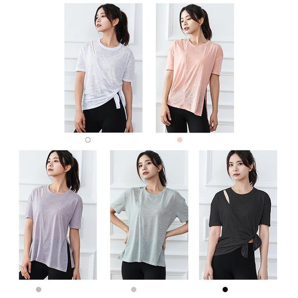yoga outfit women's bandage sports breathable loose running quick dry sportswear fitness translucent t-shirt sporta supro
yoga outfit women's bandage sports breathable loose running quick dry sportswear fitness translucent t-shirt sporta supro