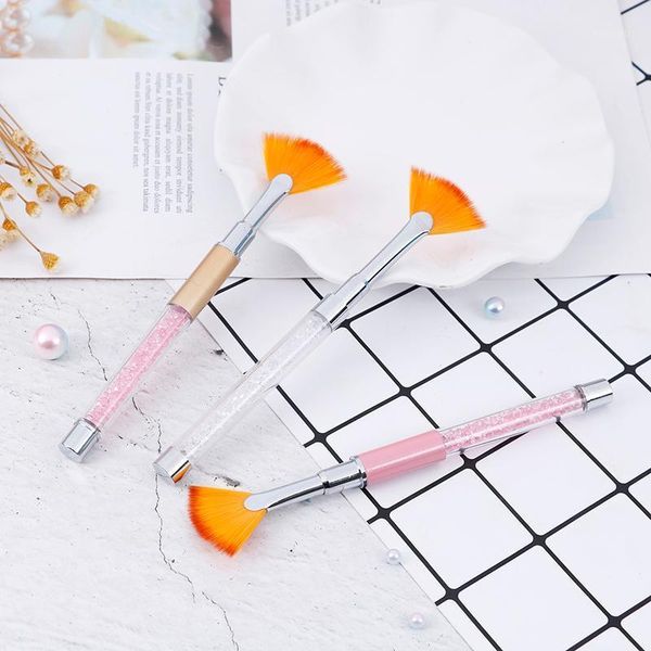 nail art fan shape rhinestone beads glitter powder dust remove cleaner brush gradual coating pen 3d painting gel 1, Yellow
nail art fan shape rhinestone beads glitter powder dust remove cleaner brush gradual coating pen 3d painting gel 1, Yellow