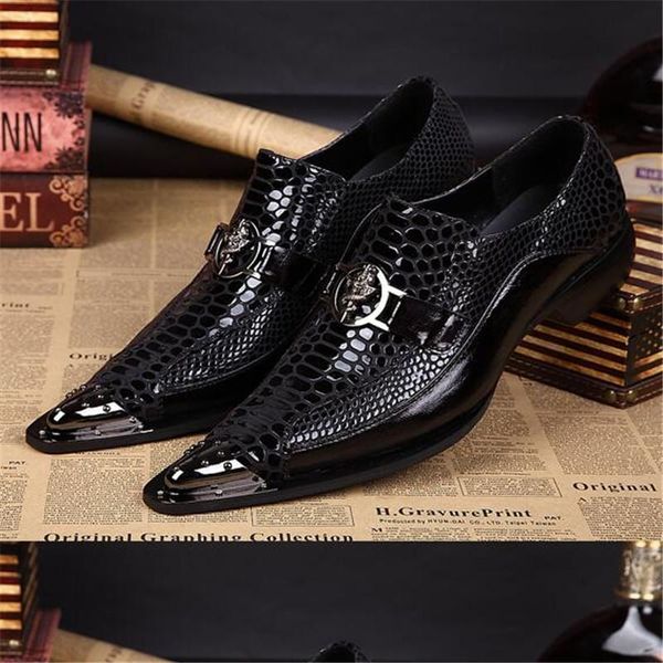 dress shoes luxury handmade mens oxford leather pointed toe split fish scales pattern business party wedding, Black
dress shoes luxury handmade mens oxford leather pointed toe split fish scales pattern business party wedding, Black