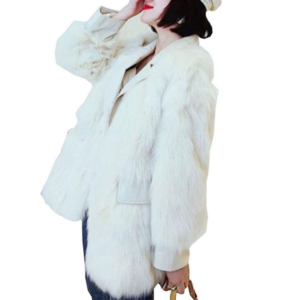women's fur & faux 2021 autumn winter imitation coat pu all in one women jacket simple mid length female parka 174, Black
women's fur & faux 2021 autumn winter imitation coat pu all in one women jacket simple mid length female parka 174, Black