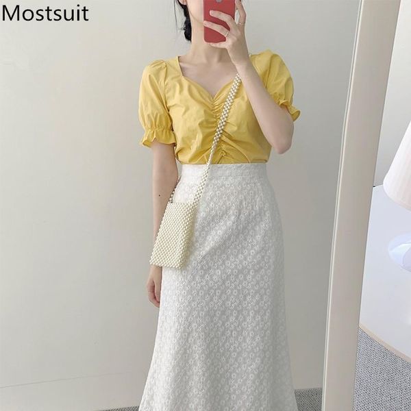 two piece dress 2021 summer fashion korean 2 skirt outfits sets women v-neck short + lace suits casual ladies sweet, White
two piece dress 2021 summer fashion korean 2 skirt outfits sets women v-neck short + lace suits casual ladies sweet, White
