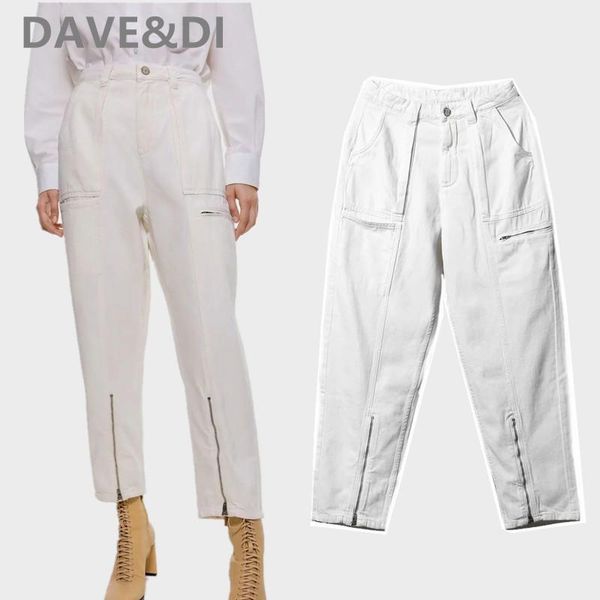 women's pants & capris dave&di women zippers pockets solid white high waist straight pantalones mujer pantalon femme trousers, Black;white
women's pants & capris dave&di women zippers pockets solid white high waist straight pantalones mujer pantalon femme trousers, Black;white