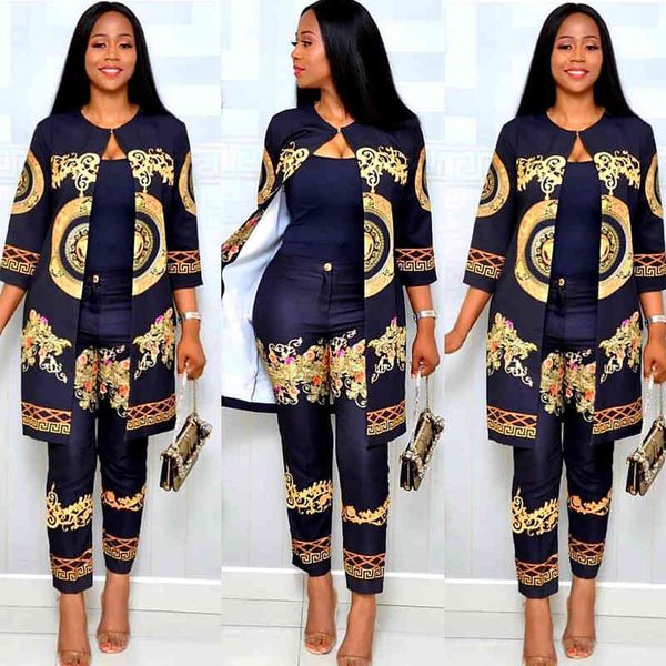 women's two piece pants fashion printed costume dashiki african clothes for women party european clothing ladies robe africaine set dcc, White
women's two piece pants fashion printed costume dashiki african clothes for women party european clothing ladies robe africaine set dcc, White