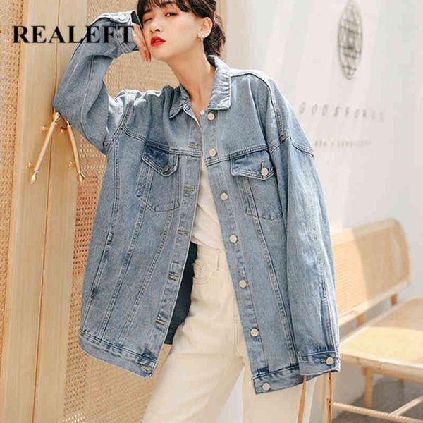 autumn winter women's denim jacket outerwear high street fashionable korean style loose jeans pockets female 210428, Black;brown
autumn winter women's denim jacket outerwear high street fashionable korean style loose jeans pockets female 210428, Black;brown