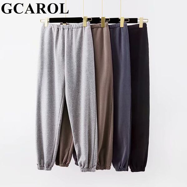 gcarol new womens terry cotton blends loose harem pants high elastic waisted sweatpants stretch oversized trendy sports pants 210319, Black;white
gcarol new womens terry cotton blends loose harem pants high elastic waisted sweatpants stretch oversized trendy sports pants 210319, Black;white