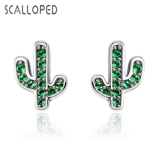 stud scalloped cute mini green cactus earrings for girls boutique cubic zirconia women statement jewelry friend gift, Golden;silver
stud scalloped cute mini green cactus earrings for girls boutique cubic zirconia women statement jewelry friend gift, Golden;silver