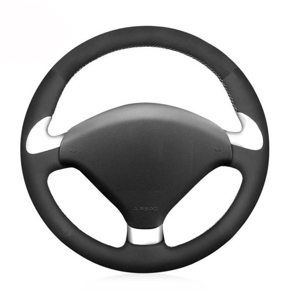 steering wheel covers hand-stitched black suede no-slip car cover for 307 cc 2004-2009 sw 407
steering wheel covers hand-stitched black suede no-slip car cover for 307 cc 2004-2009 sw 407