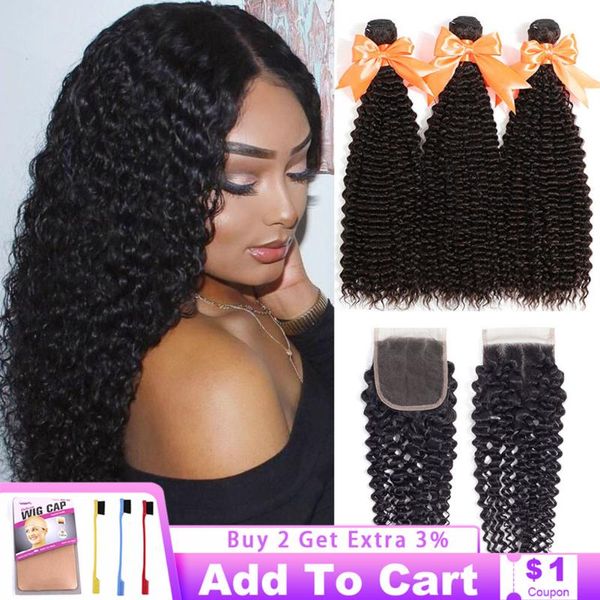 human hair bulks vrvogue kinky curly bundles with closure 4x4 swiss lace brazilian weavings smooth extension remy, Black
human hair bulks vrvogue kinky curly bundles with closure 4x4 swiss lace brazilian weavings smooth extension remy, Black