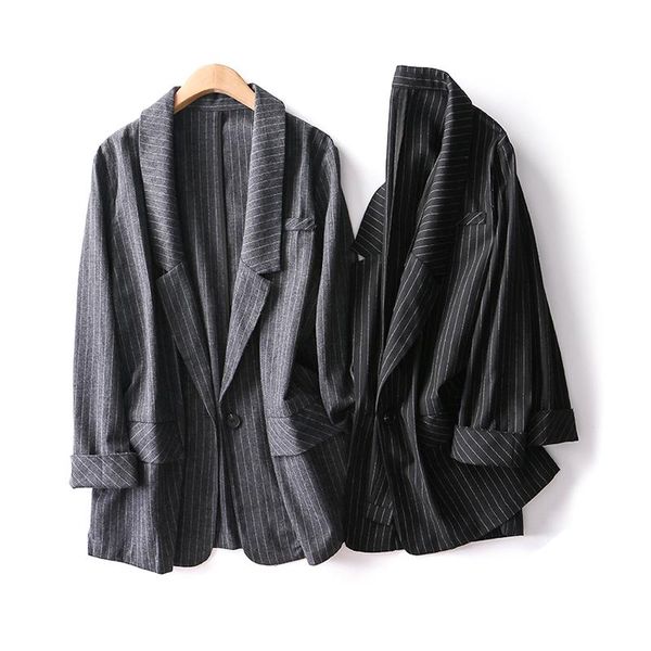 women's suits & blazers winter outwears office lady jackets women linen black coat striped blazer femme 2021 jaqueta feminina jacket au, White;black
women's suits & blazers winter outwears office lady jackets women linen black coat striped blazer femme 2021 jaqueta feminina jacket au, White;black