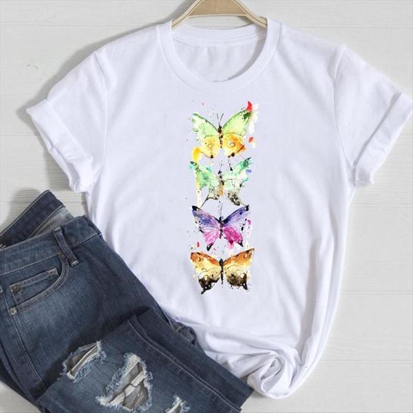 cartoon butterfly watercolor womens t shirt short sleeve summer tshirts fashion clothes graphic lady print tee, White
cartoon butterfly watercolor womens t shirt short sleeve summer tshirts fashion clothes graphic lady print tee, White