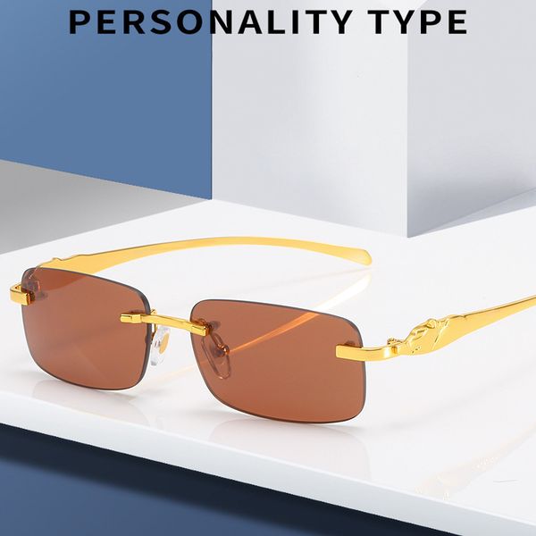 designer sunglasses 2021 new leopard head frameless sunglasses for men and women, White;black
designer sunglasses 2021 new leopard head frameless sunglasses for men and women, White;black