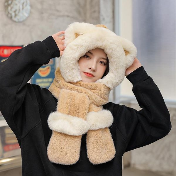 beanie/skull caps 2021 100% wool hat winter scarf gloves design set women warm cute little ears casual flanged cap, Blue;gray
beanie/skull caps 2021 100% wool hat winter scarf gloves design set women warm cute little ears casual flanged cap, Blue;gray