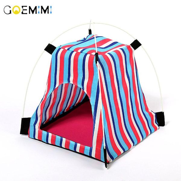 pet cat house soft stripe camouflage dog tent kennel cloth mat nest for small medium tools kennels & pens
pet cat house soft stripe camouflage dog tent kennel cloth mat nest for small medium tools kennels & pens