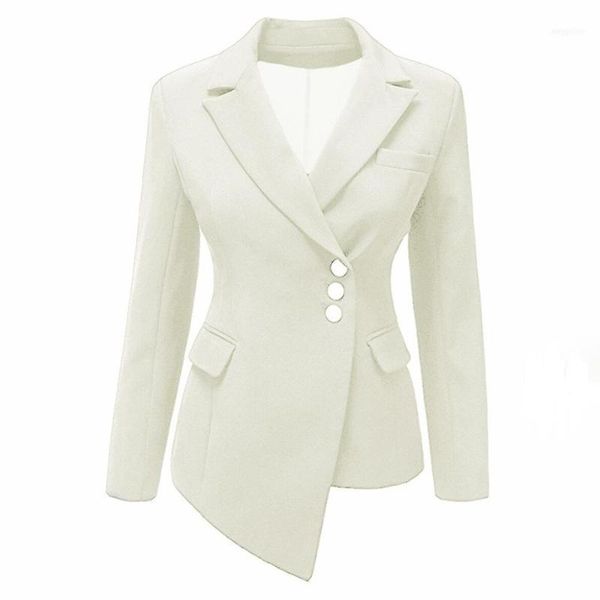 women's wool & blends women coat plus size 3xl slim office lady long sleeve lapel single-breasted asymmetric plain girls fashion blazer, Black
women's wool & blends women coat plus size 3xl slim office lady long sleeve lapel single-breasted asymmetric plain girls fashion blazer, Black