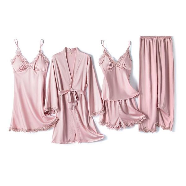 lady lingerie 5pcs robe gown set v-neck suspender skirt rayon nightdress kimono bathrobe pajamas sleep suit loose home wear women's sle, Black;red
lady lingerie 5pcs robe gown set v-neck suspender skirt rayon nightdress kimono bathrobe pajamas sleep suit loose home wear women's sle, Black;red