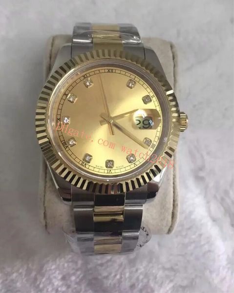 Mens Luxury Watches BP V2 Asia 2813 Movement 41mm Sapphire 126331 126333 126334 Mechanical Calendar 316L Steel Original Box Wristwatches, Slivery;brown
Mens Luxury Watches BP V2 Asia 2813 Movement 41mm Sapphire 126331 126333 126334 Mechanical Calendar 316L Steel Original Box Wristwatches, Slivery;brown