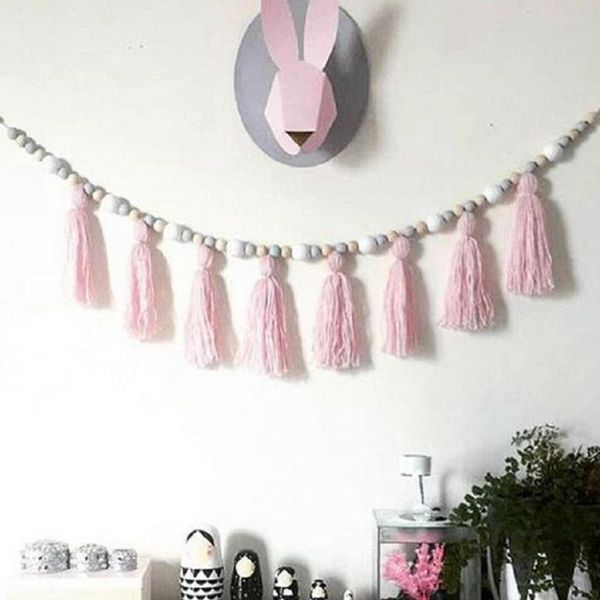 other home decor nordic kid baby room yarn and bead garland hanging with tassel nursery pearl props for kids gift giving tent ornament
other home decor nordic kid baby room yarn and bead garland hanging with tassel nursery pearl props for kids gift giving tent ornament