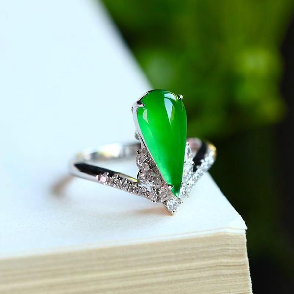 cluster rings elegant the s925 sterling silver high-, green water drops ring goddess diamond chalcedony temperament, Golden;silver
cluster rings elegant the s925 sterling silver high-, green water drops ring goddess diamond chalcedony temperament, Golden;silver
