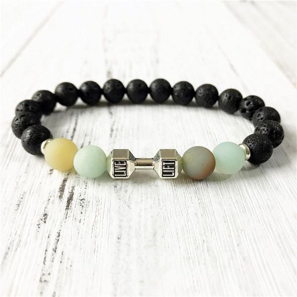 charm bracelets 2021 style lava stone yoga mala bracelet natural matte amazonite energy wrist jewelry gift for men, Golden;silver
charm bracelets 2021 style lava stone yoga mala bracelet natural matte amazonite energy wrist jewelry gift for men, Golden;silver