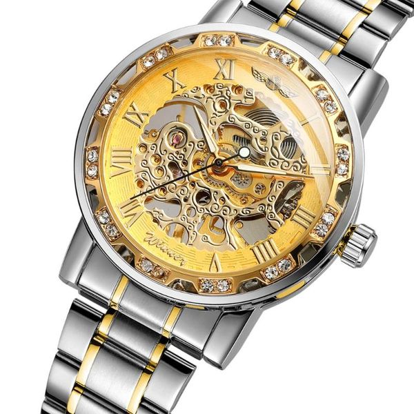 wristwatches t-winner men watches mechanical stainless steel strap wrist men's watch six models can choose, Slivery;brown
wristwatches t-winner men watches mechanical stainless steel strap wrist men's watch six models can choose, Slivery;brown