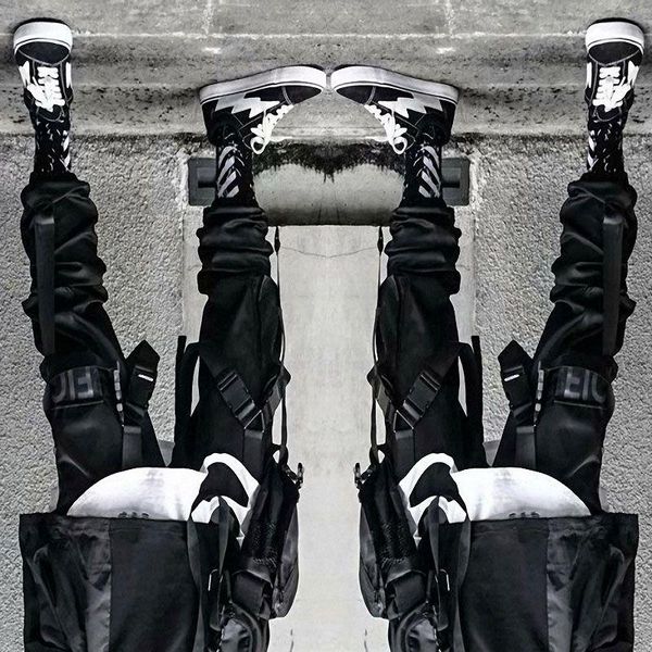 men's pants 2021 joggers cargo for men casual hip hop hit color pocket male trousers sweatpants streetwear ribbons techwear, Black
men's pants 2021 joggers cargo for men casual hip hop hit color pocket male trousers sweatpants streetwear ribbons techwear, Black