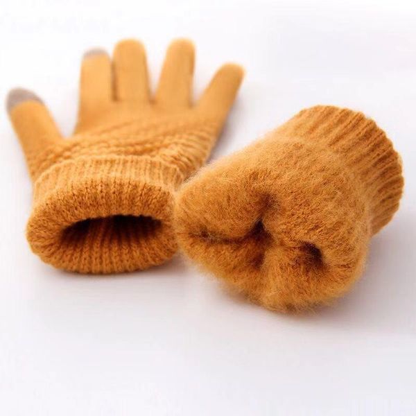 five fingers gloves winter women touch screen knitted autumn warm full fingered mittens skiing short wrist, Blue;gray
five fingers gloves winter women touch screen knitted autumn warm full fingered mittens skiing short wrist, Blue;gray