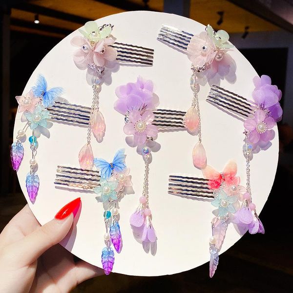 chinese style children's butterfly hairpin cute girl candy color acrylic flower hair clips vintage hanfu accessories, Slivery;white
chinese style children's butterfly hairpin cute girl candy color acrylic flower hair clips vintage hanfu accessories, Slivery;white