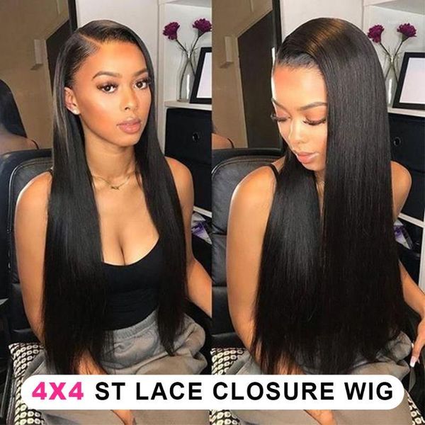 4x4 lace closure wig reshine brazilian straight human hair 180% density pre plucked with baby closure1, Black;brown
4x4 lace closure wig reshine brazilian straight human hair 180% density pre plucked with baby closure1, Black;brown