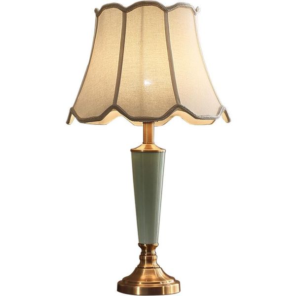 american-style all-copper bedroom bedside ceramic lamp european-style modern simple warm creative living study lamps table
american-style all-copper bedroom bedside ceramic lamp european-style modern simple warm creative living study lamps table