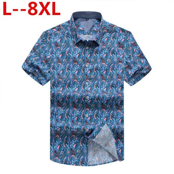 cotton 8xl men's 6xl 5x print blouse short sleeve femininas floral womn blouses casual blusas big size shirt shirts, White;black
cotton 8xl men's 6xl 5x print blouse short sleeve femininas floral womn blouses casual blusas big size shirt shirts, White;black