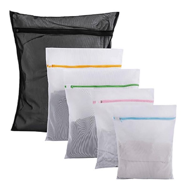 lot of 5 essentials lingerie fillets for delicate laundry wash bags