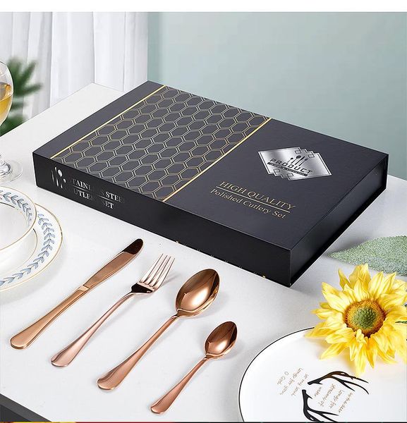 dinnerware sets 24pcs gold set stainless steel tableware knife fork spoon flatware dishwasher safe cutlery gift box
dinnerware sets 24pcs gold set stainless steel tableware knife fork spoon flatware dishwasher safe cutlery gift box