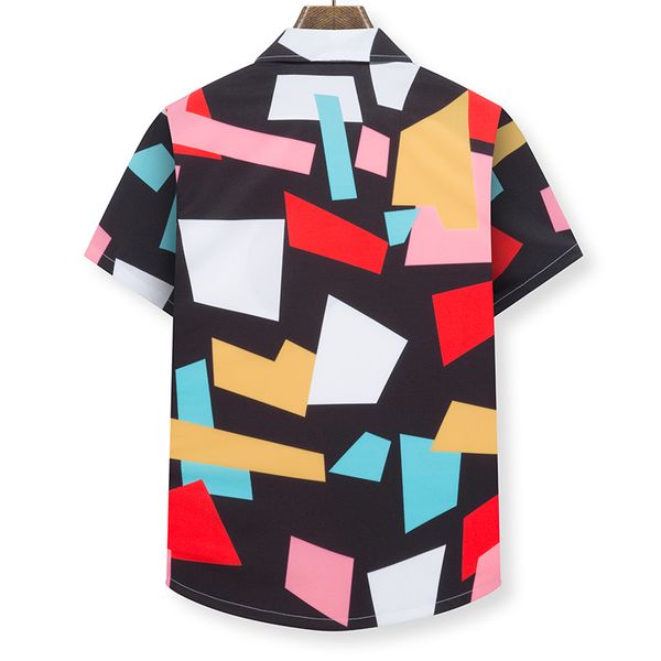 summer color block hawaiian style men's short-sleeved shirt geometric print party beach daily casual lapel, White;black
summer color block hawaiian style men's short-sleeved shirt geometric print party beach daily casual lapel, White;black