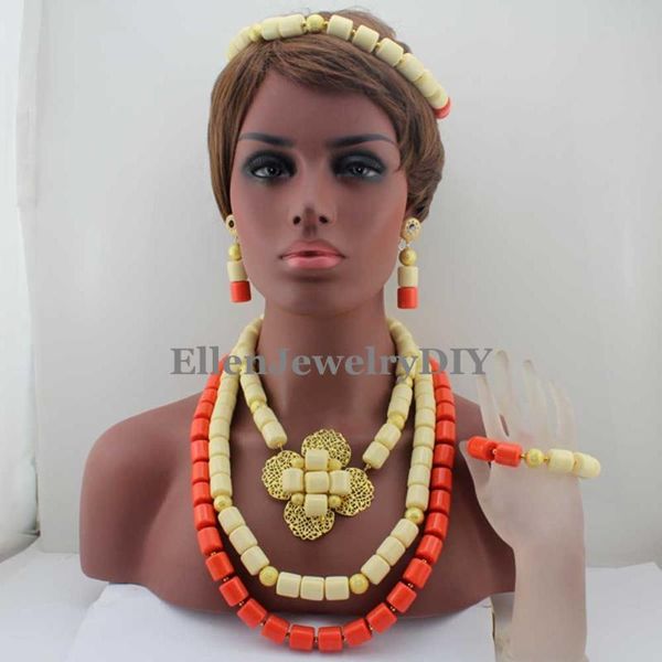 earrings & necklace amazing nigerian wedding coral beads bracelet earring african jewelry set bridal beaded w13113, Silver
earrings & necklace amazing nigerian wedding coral beads bracelet earring african jewelry set bridal beaded w13113, Silver