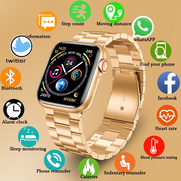 new women smartwatch full touch screen port dial call heart rate blood pressure smart watch men for apple android watch women, Slivery;brown
new women smartwatch full touch screen port dial call heart rate blood pressure smart watch men for apple android watch women, Slivery;brown