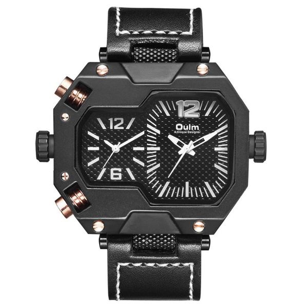wristwatches oulm brand quartz watches foreign trade selling personality men's watch hp3878, Slivery;brown
wristwatches oulm brand quartz watches foreign trade selling personality men's watch hp3878, Slivery;brown
