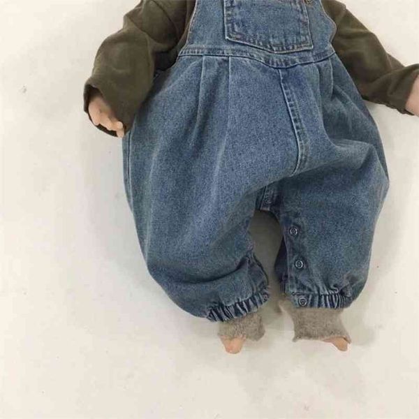 spring baby overalls infant girls rompers denim boys jumpsuits born cute 210521, Blue
spring baby overalls infant girls rompers denim boys jumpsuits born cute 210521, Blue