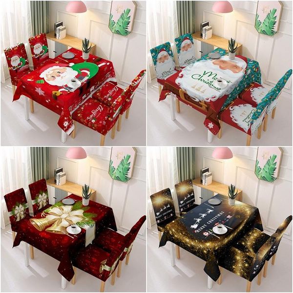 table cloth 6p/4p/2p christmas tablecloth 3d printed chair cover rectangular x-mas dinning room party decor year gift
table cloth 6p/4p/2p christmas tablecloth 3d printed chair cover rectangular x-mas dinning room party decor year gift