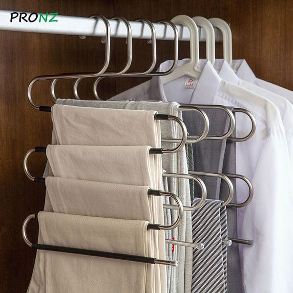 hangers & racks multi-functional s-type trouser rack stainless steel multi-layer pants storage traceless hanger space saving
hangers & racks multi-functional s-type trouser rack stainless steel multi-layer pants storage traceless hanger space saving