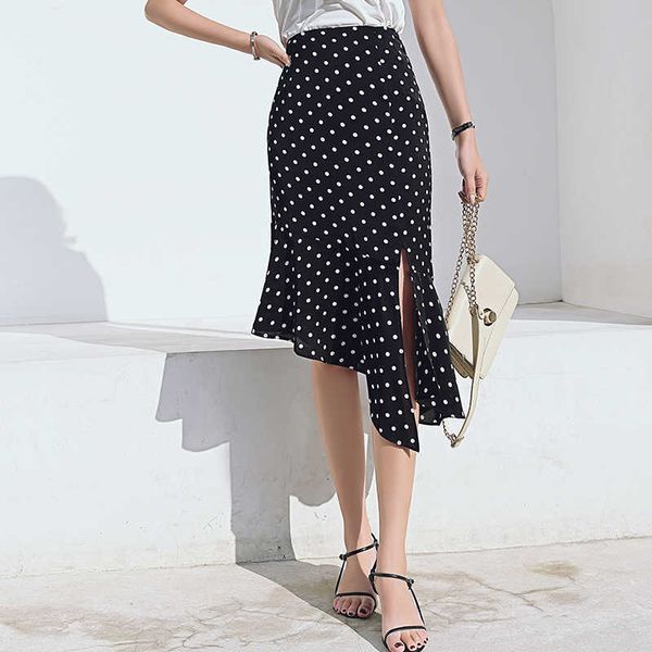 verhellen ladies high waist midi skirt summer women polka dot slim was thin wild split mermaid skirt for womens skirts 210706, Black
verhellen ladies high waist midi skirt summer women polka dot slim was thin wild split mermaid skirt for womens skirts 210706, Black