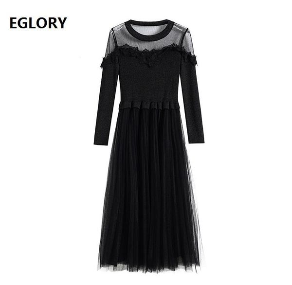 casual dresses knitted dress 2021 spring women sheer mesh patchwork ruffle deco 3/4 sleeve mid-calf long sweater grey, Black;gray
casual dresses knitted dress 2021 spring women sheer mesh patchwork ruffle deco 3/4 sleeve mid-calf long sweater grey, Black;gray