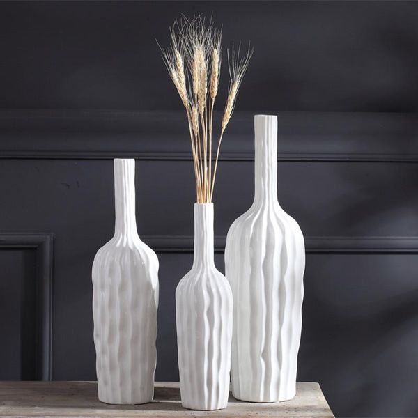 decorative objects & figurines 2021 white fold ceramic creative contracted flower vase pot home decor craft room decoration handicraft porce
decorative objects & figurines 2021 white fold ceramic creative contracted flower vase pot home decor craft room decoration handicraft porce