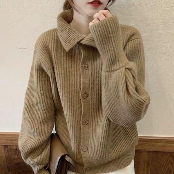 women's sweaters solid turtleneck sweater women thick coat autumn winter 2021 korean preppy style retro aesthetic casual loose trend, White;black
women's sweaters solid turtleneck sweater women thick coat autumn winter 2021 korean preppy style retro aesthetic casual loose trend, White;black