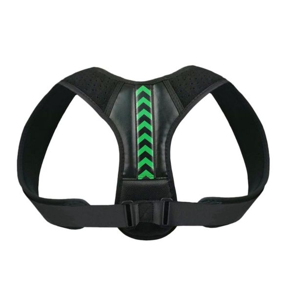 back support 1pcs adjustable shoulder posture corrector belt clavicle spine reshape your body home office sport neck brace, Black;blue
back support 1pcs adjustable shoulder posture corrector belt clavicle spine reshape your body home office sport neck brace, Black;blue