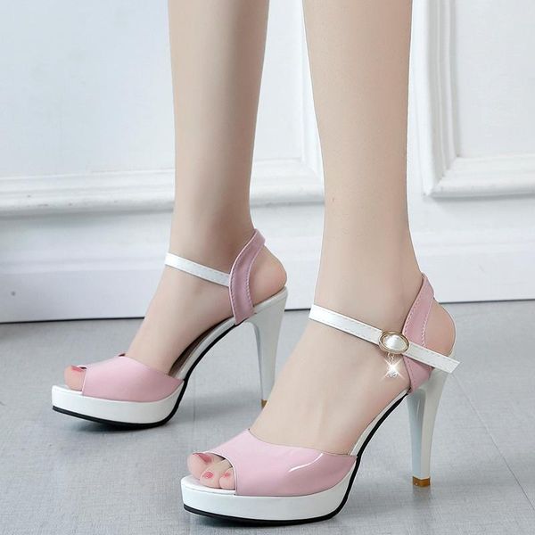 dijigirls women sweet sandals white pink mixed colors high platform prom ankle strapy shoes officel lady pumps, Black
dijigirls women sweet sandals white pink mixed colors high platform prom ankle strapy shoes officel lady pumps, Black