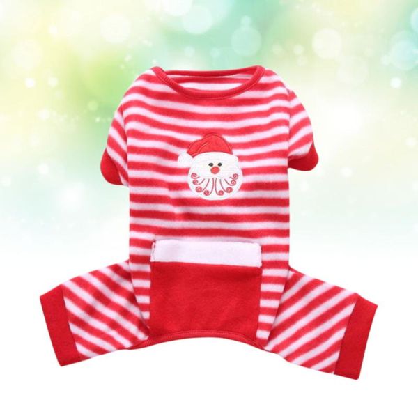 dog apparel christmas pattern pajamas stripes pet sleepwear home dress clothes supplies for puppy (red, xs)
dog apparel christmas pattern pajamas stripes pet sleepwear home dress clothes supplies for puppy (red, xs)